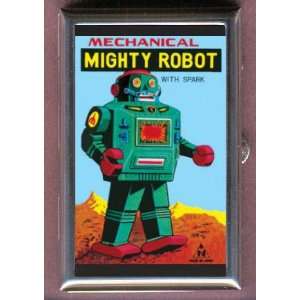  MIGHTY ROBOT RETRO CUTE Coin, Mint or Pill Box Made in 