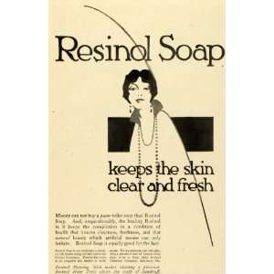  1914 Ad Resinol Chemicals Facial Complexion Soap Skin 