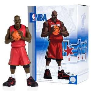 Shaquille ONeal Miami Heat Red Jersey All Star Vinyl  
