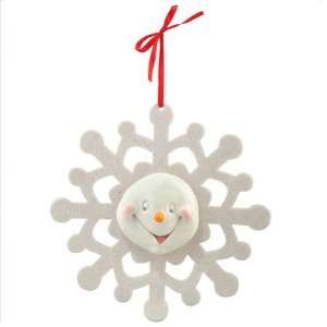  Snowbabies   Smiling Snowflake Ornament   Clearance