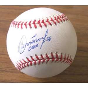  Orlando Hernandez Autographed Baseball