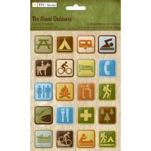  The Great Outdoors Dome Stickers 4.5X6 : Home & Kitchen