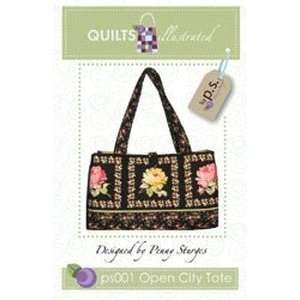  Quiltsillustrated   Open City Tote Electronics