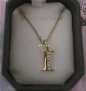 juicy couture gold wish necklace initial you choose e h i p r $ 58 