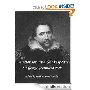 Ben Jonson and Shakespeare Granville George Sir. 1850  Greenwood 
