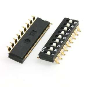  Amico 5 Pcs Double Row 18 Pin 9P SMD SMT DIP Switch Black 