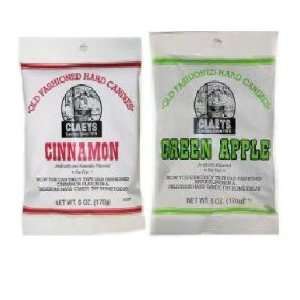  Claeys Green Apple and Cinnamon Set (1   6oz Bag of Each 