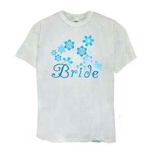    Wedding Winter Bride T shirt (X Large Size) 