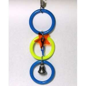  Small Triple Ring Bird Toy: Pet Supplies