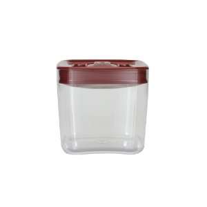 Click Clack Cube 1 1/2 Quart Storage Container with Red Lid  