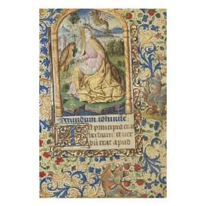 St John on Patmos. Book of Hours, Use of Paris, in Latin Premium 