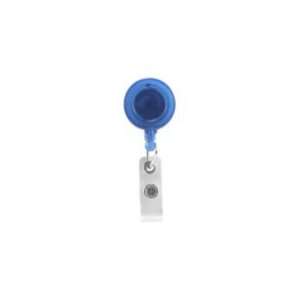  Badge Reel   Translucent   Blue: Office Products