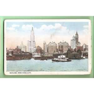  Postcard New York City Skyline 