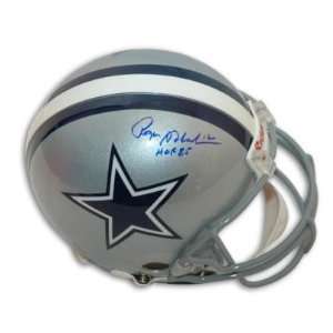  Roger Staubach Signed Cowboys Proline Helmet HOF 85 