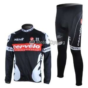 new cervelo 3t team fleece inside long sleeve cycling bicycle/bike 