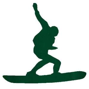  Skydiving SkyBoarding Decal Sticker   Forrest green 