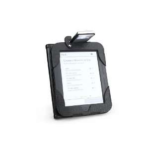 com Nook Simple Touch Lighted Leather Cover Case with Built In Light 