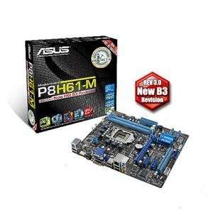  NEW P8H61 M REV 3.0 Motherboard (Motherboards): Office 