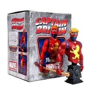  1970s Captain Britain Mini Bust by Bowen Designs Toys 