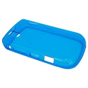  Crystal Clear Blue Soft Rubberized Plastic Skin Case for 