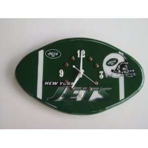  NEW YORK JETS FOOTBALL WALL CLOCK: Everything Else
