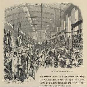   ,Farmers Market,Philadelphia,Pennsylvania,PA,1875,drawing,people