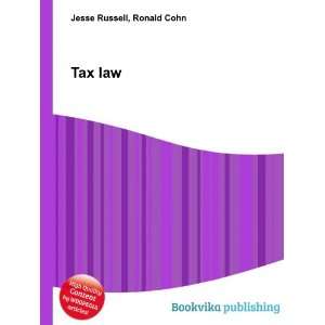  Tax law Ronald Cohn Jesse Russell Books