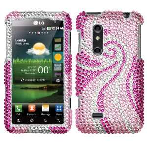 Phoenix Tail Diamante Protector Faceplate Cover For LG P925(Thrill 4G)