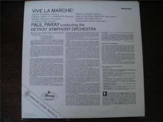 LP   Vive La Marche Paray   Living Presence MG50211  