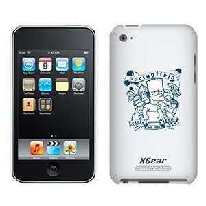  The Simpsons Skate Crew on iPod Touch 4G XGear Shell Case 