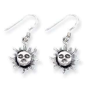  Sterling Silver Sun Earrings Jewelry