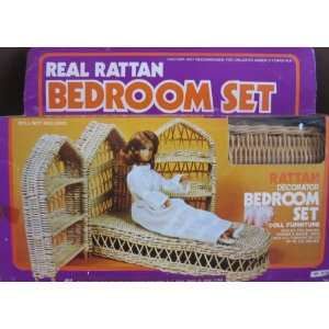  Real Rattan Bedroom Set   Furniture For Barbie, Donnie 