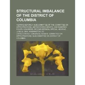  Structural imbalance of the District of Columbia hearing 