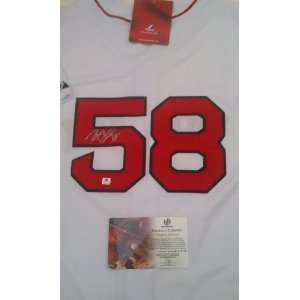   Signed Boston Red Sox Authentic Baseball Jersey 