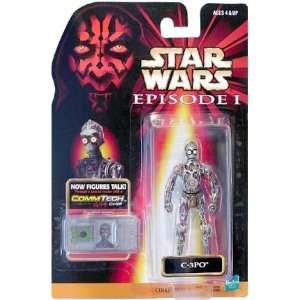    Star Wars Episode I with CommTech Chip   C 3PO Toys & Games