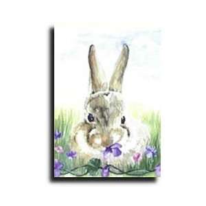 Garden Bunny Toland Art Banner: Patio, Lawn & Garden