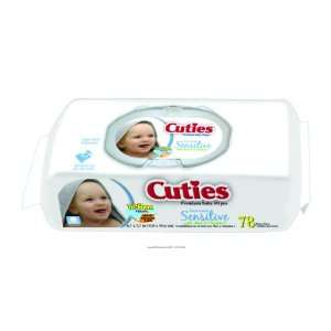  Cuties Baby Wipes, Cuties Baby Wipes Sensitive, (1 PACK 