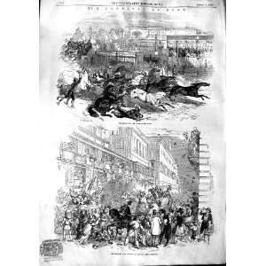  1848 CARNIVAL ROME HORSE RACING CONFETTI BOUQUETS