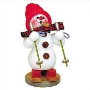  Ulbricht Incense Smoker  Snowman with Skis