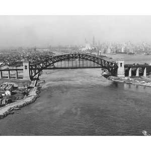  Hell Gate Bridge over East River, New York 8x10 Silver 