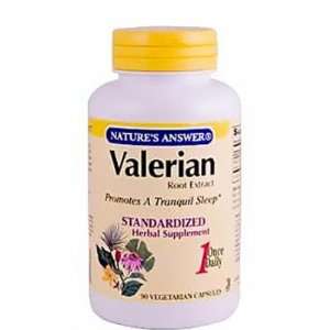  Natures Answer  Valerian Root Standardized, 90 Vegetable 