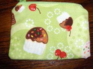 Cupcake cup cake sweets fabric coin/change purse  