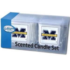  NCAA Michigan Wolverines Candle Set: Sports & Outdoors