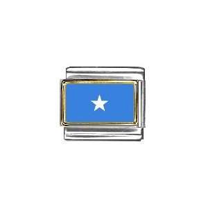  Somalia Flag Italian Charm Bracelet Link: Jewelry