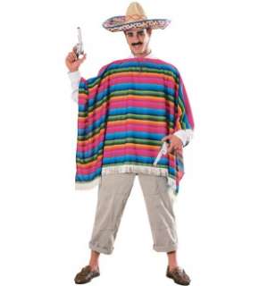 hat serape poncho undershirt guns pants and shoes are not included 
