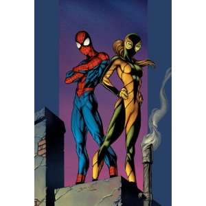  Ultimate Spider Man #91 Cover Shadowcat and Spider Man by 