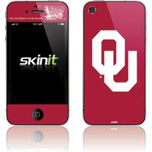   University of Oklahoma Vinyl Skin for Apple iPhone 4 / 4S Electronics