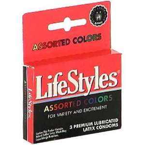  LifeStyles Extra Fun Brand 2803 Assorted Color Condoms   3 