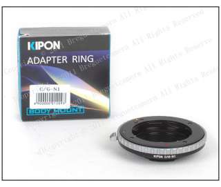 Kipon Adapter for Contax G/G1/G2 to Nikon 1 mount N1 J1 EXPRESS MAIL 