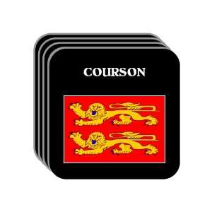   Normandie (Lower Normandy)   COURSON Set of 4 Mini Mousepad Coasters